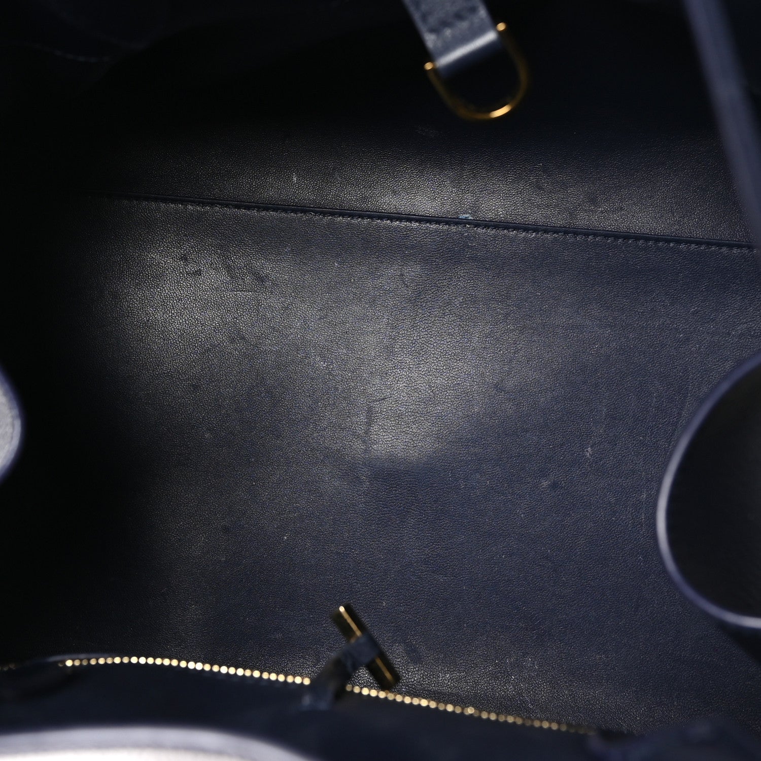 Salvatore Ferragamo Calfskin Large Hug Bag Midnight 5 of 10