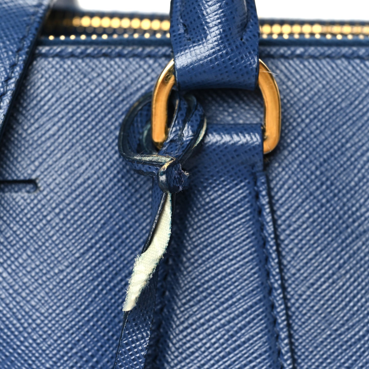 Saffiano Medium Galleria Double Zip Tote Baltico
