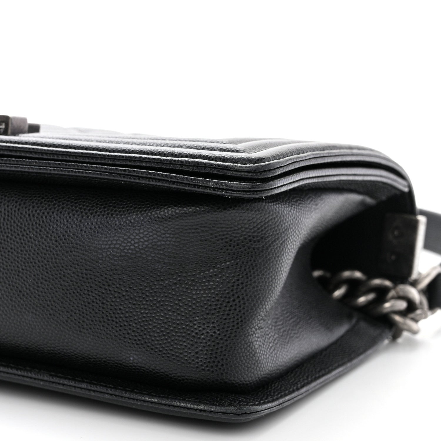 Chanel Caviar Quilted Medium Boy Flap Black 10 of 13