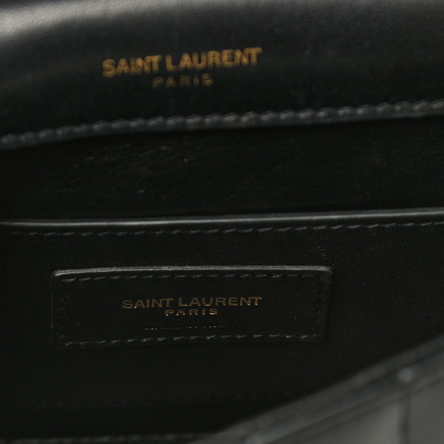 Lambskin Matelasse Monogram Small Vicky Chain Bag Black