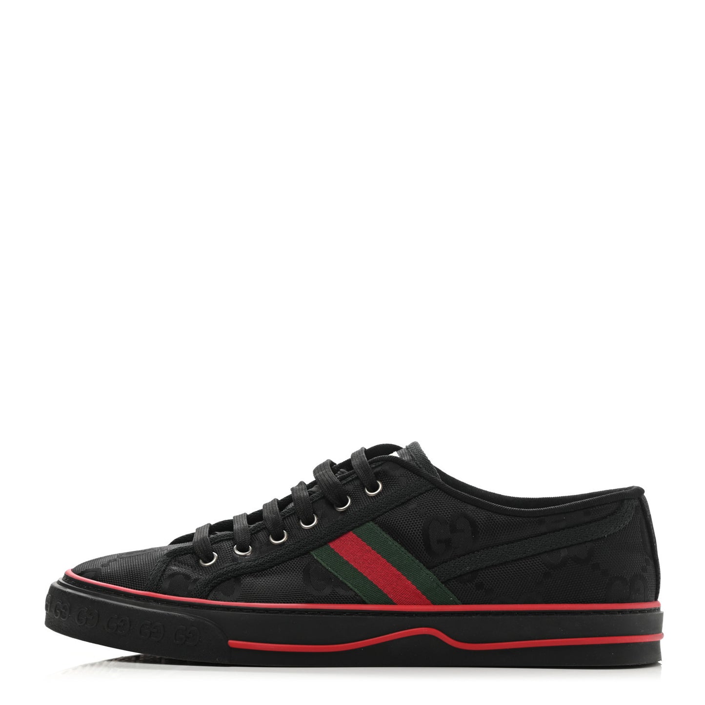 Econyl Nylon Web Monogram Off The Grid Mens 1977 Tennis Sneakers 9.5 Black