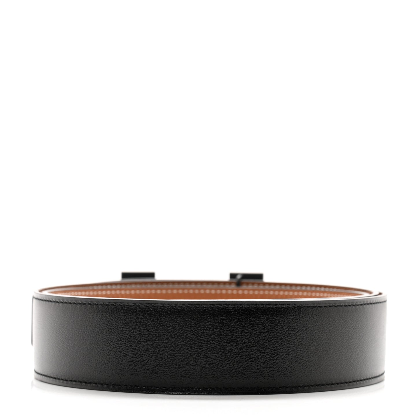 Box 135 Togo 38mm H Belt 115 46 Black Gold