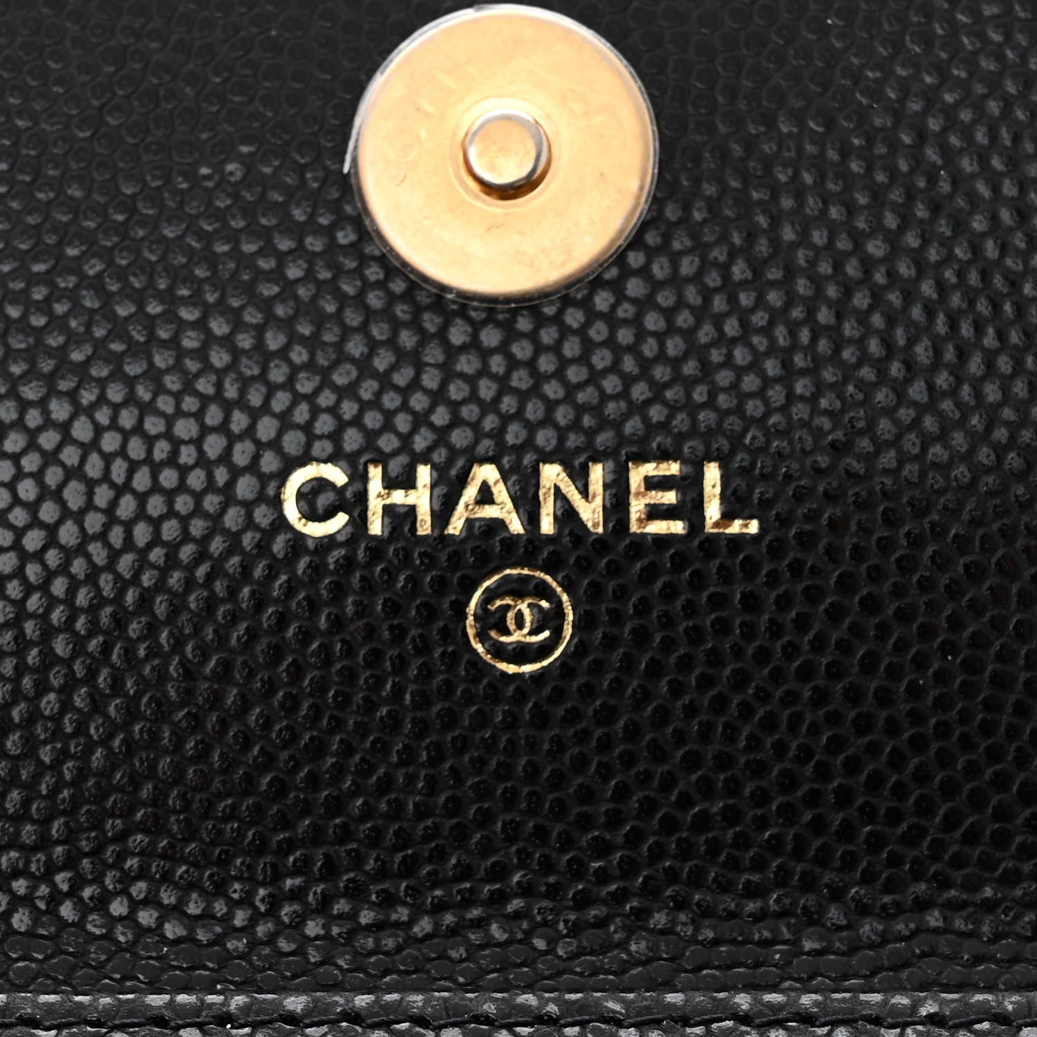 Chanel Caviar Quilted Twist Your Buttons Coin Purse With Chain Black 6 of 12