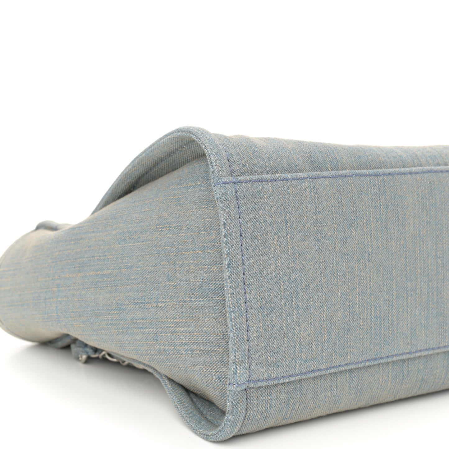 Denim Small Deauville Tote Light Blue