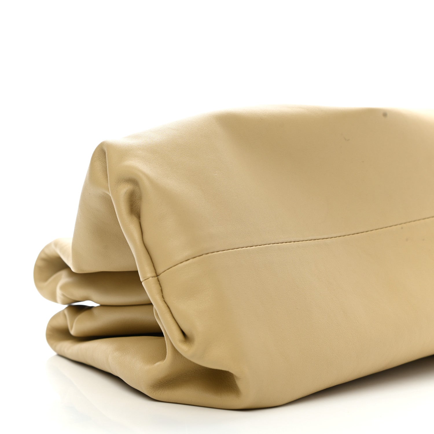 Bottega Veneta Smooth Butter Calf The Pouch Oversized Clutch Tapioca 8 of 10