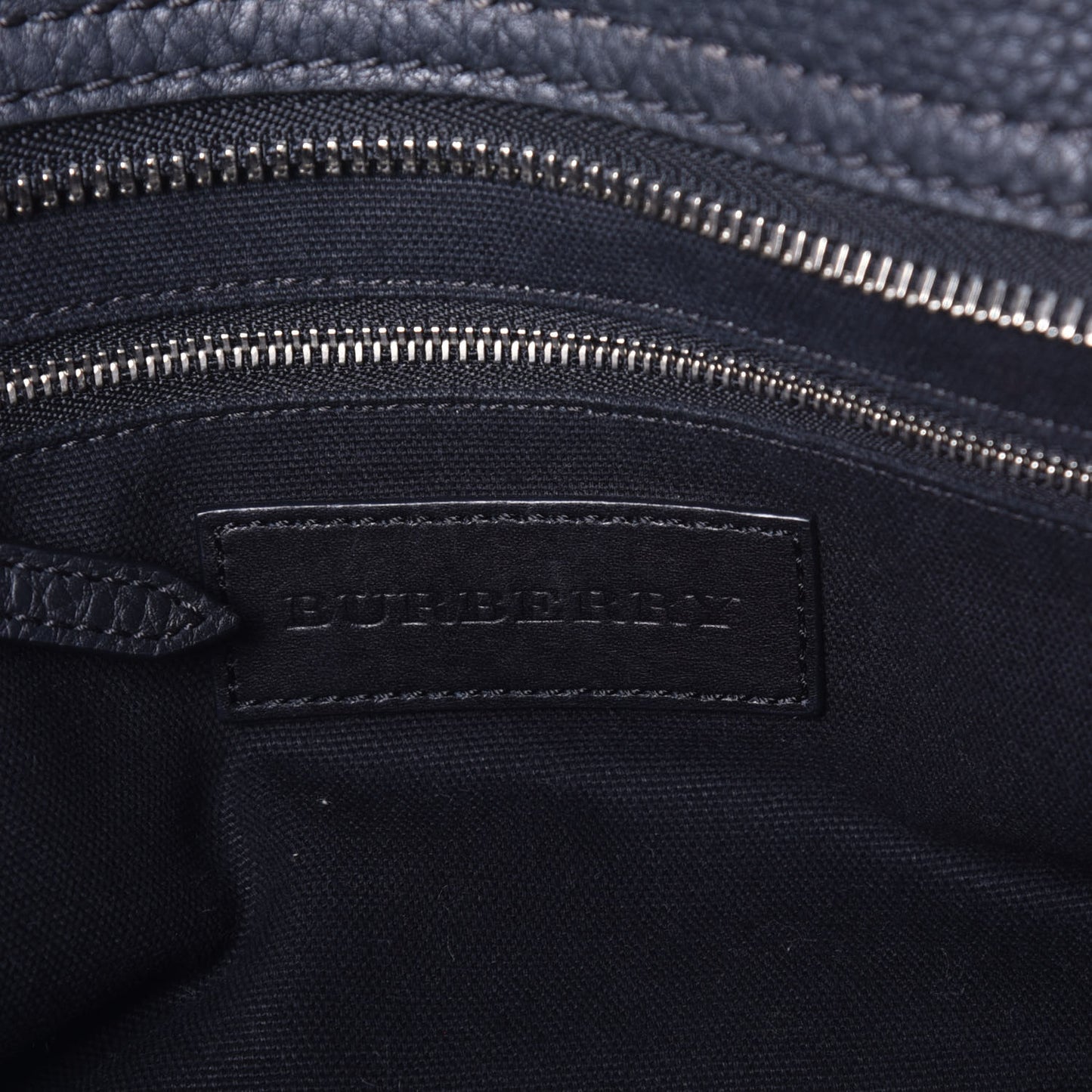Canvas Mega Check Grained Calfskin Medium Harcourt Satchel Black