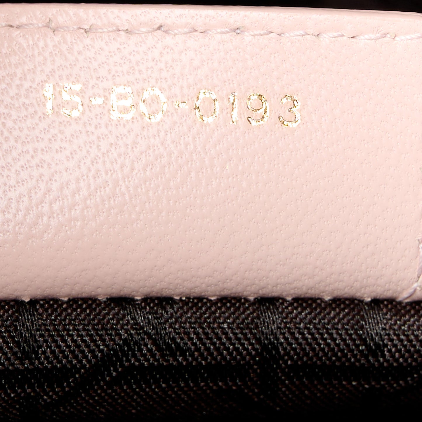 CHRISTIAN DIOR Lambskin Cannage Large Lady Dior Light Pink