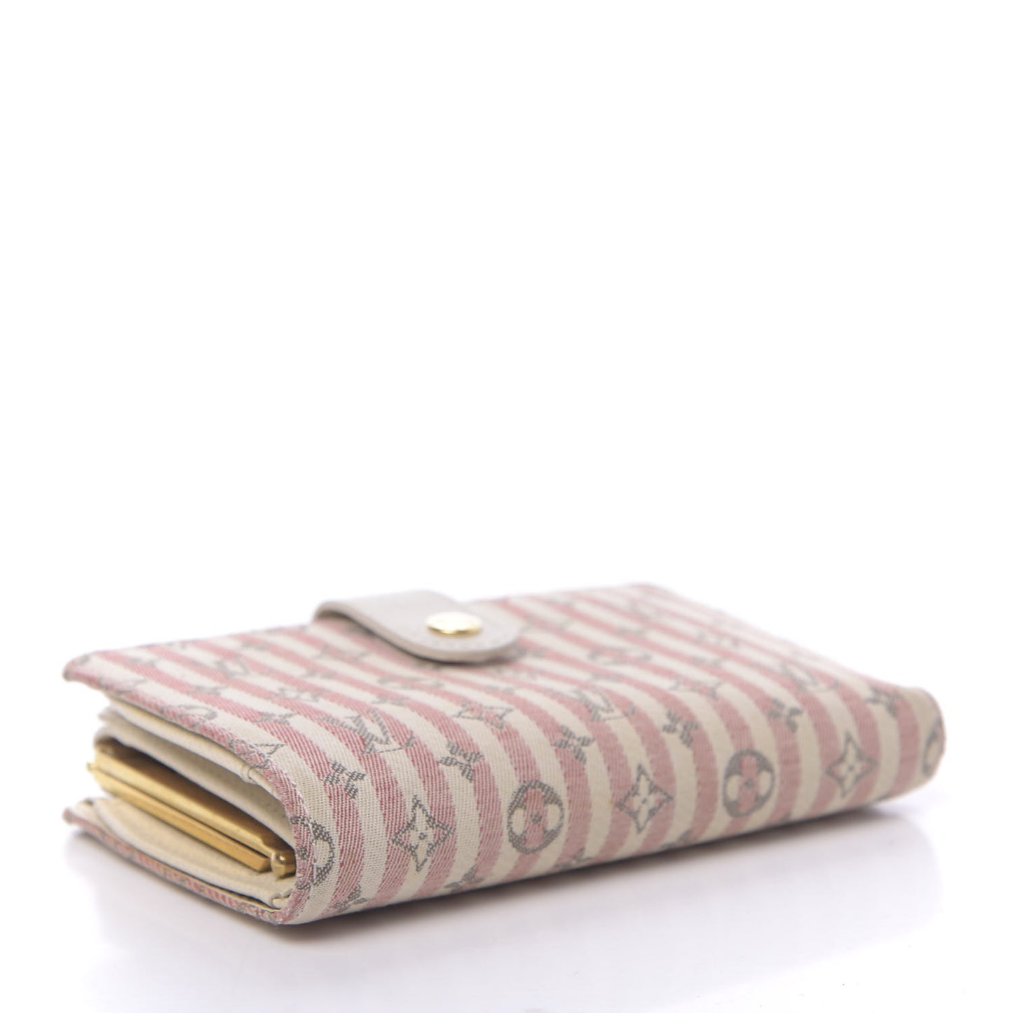 Mini Lin Croisette French Purse Wallet Rouge