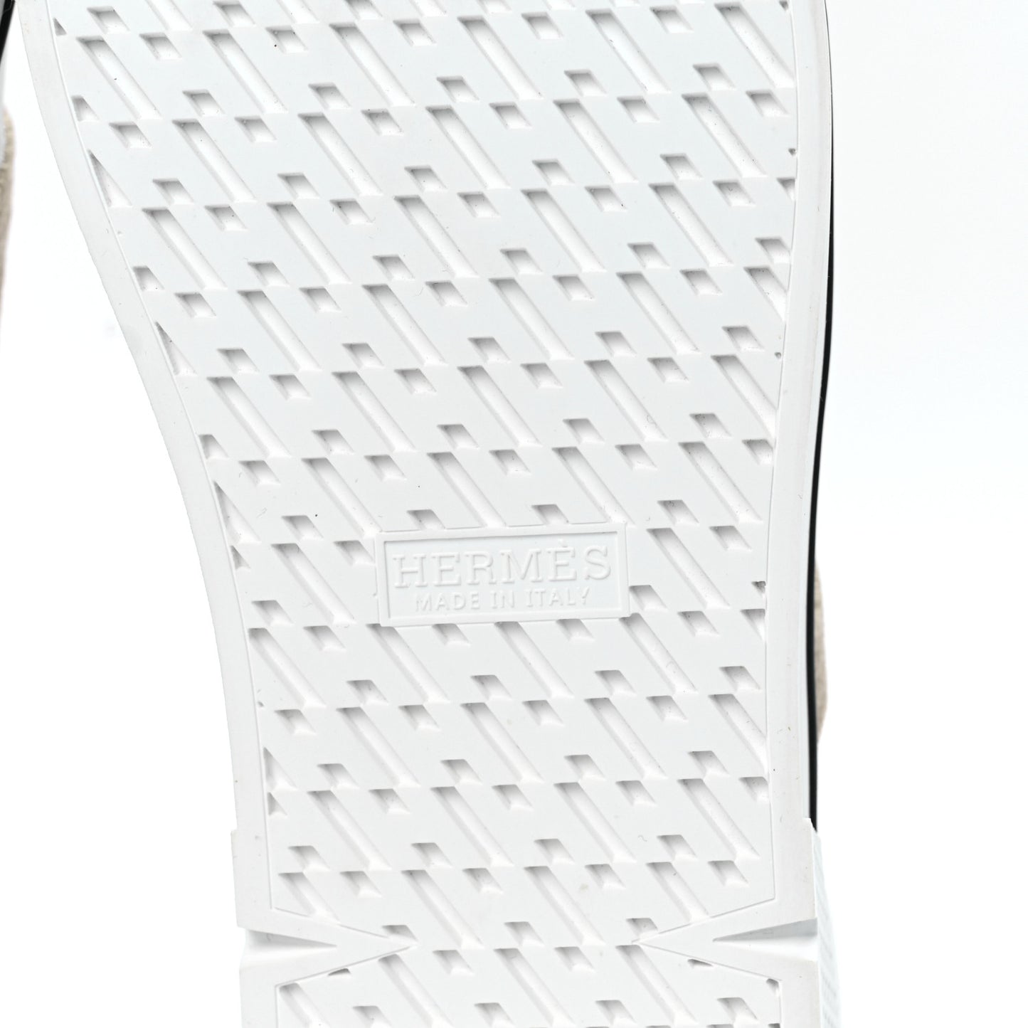Calfskin Woolskin Dare Sneakers 40 White Ecru