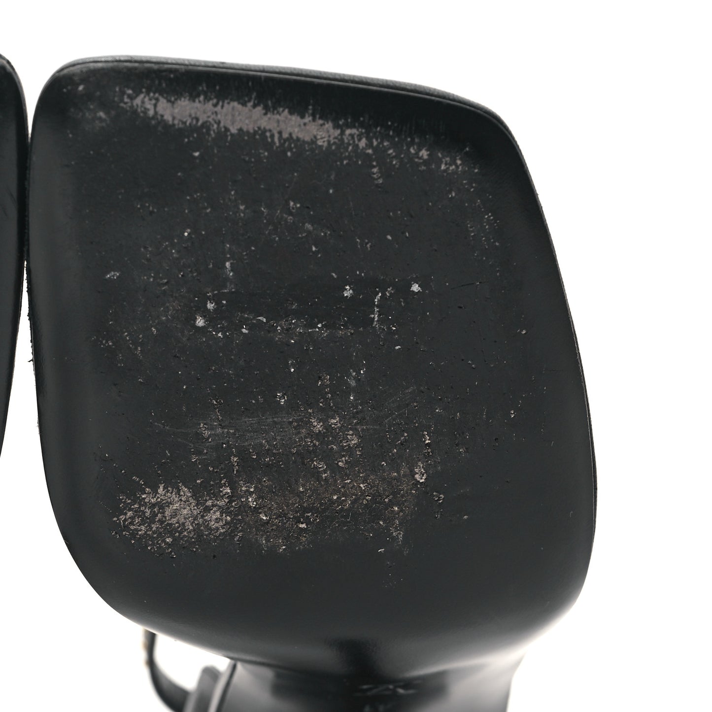 Calfskin Signature Ankle Strap Sandals 41 Black