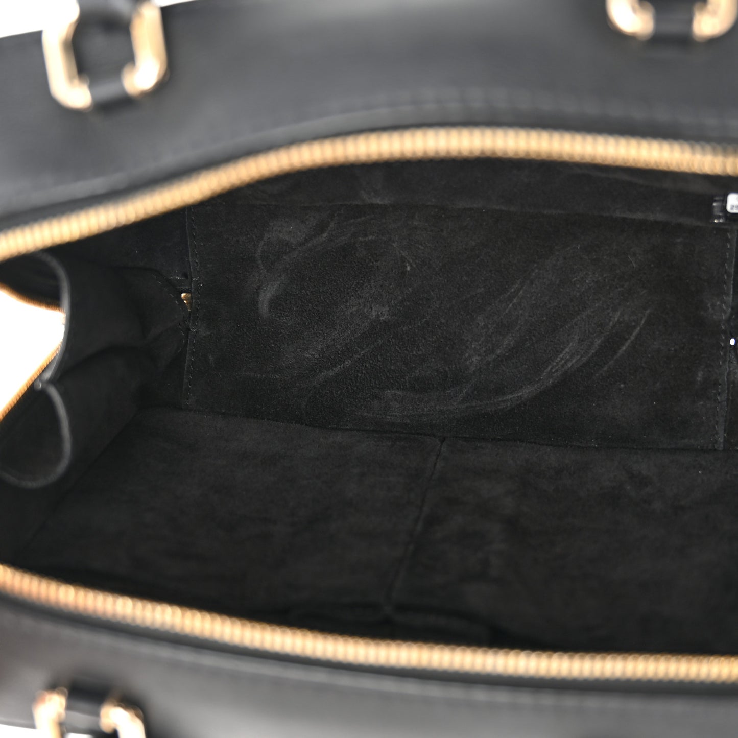 Calfskin Quilted Travel Kit Vanity Case Black