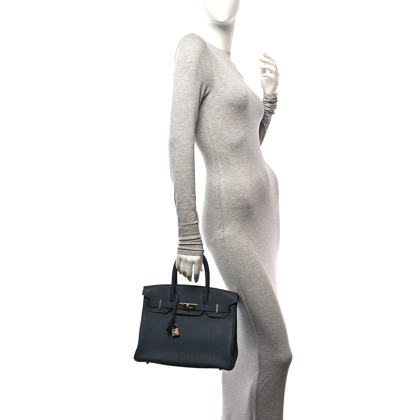 Togo Birkin 30 Gris Misty