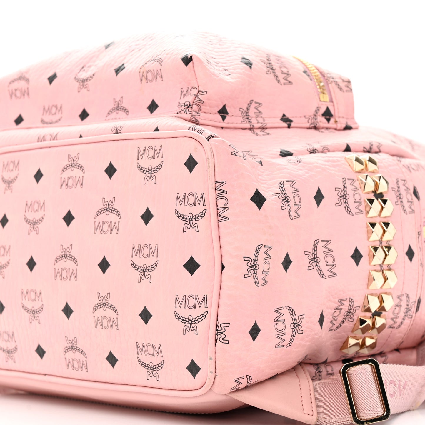 Visetos Medium Side Studs Stark Backpack Soft Pink