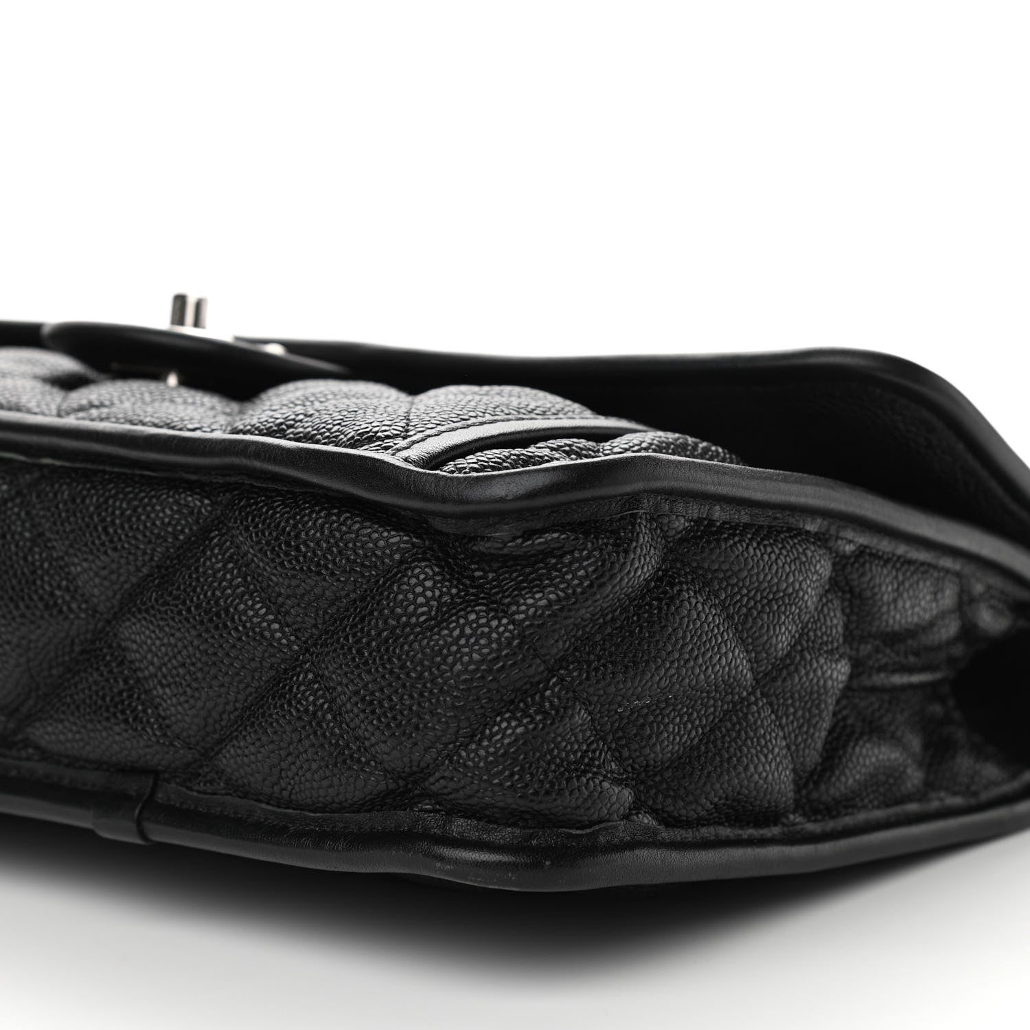 Chanel Caviar Quilted Large French Riviera Flap Black 10 of 13