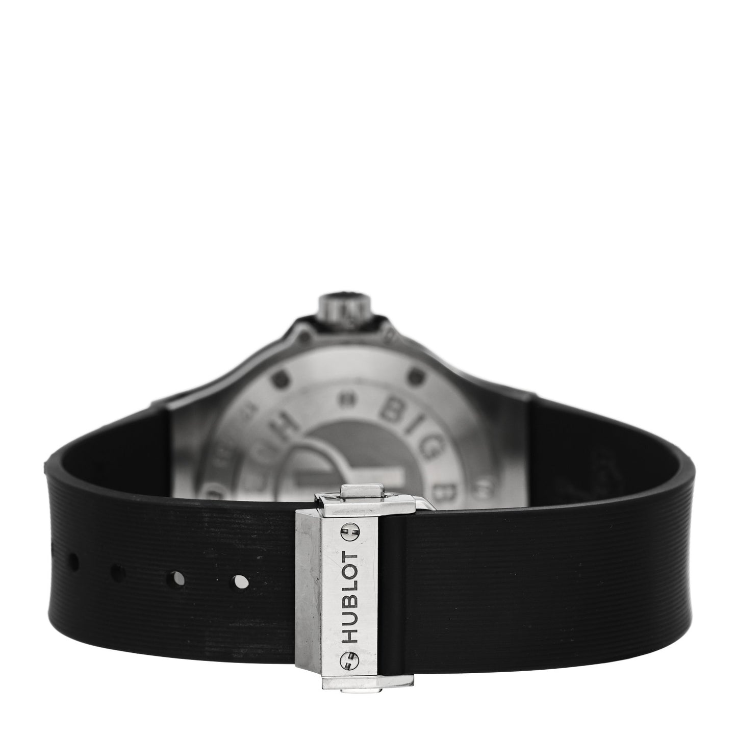 Stainless Steel Rubber Diamond Pave Bezel 38mm Big Bang Quartz Watch Black 361.SX.1270.RX.1104