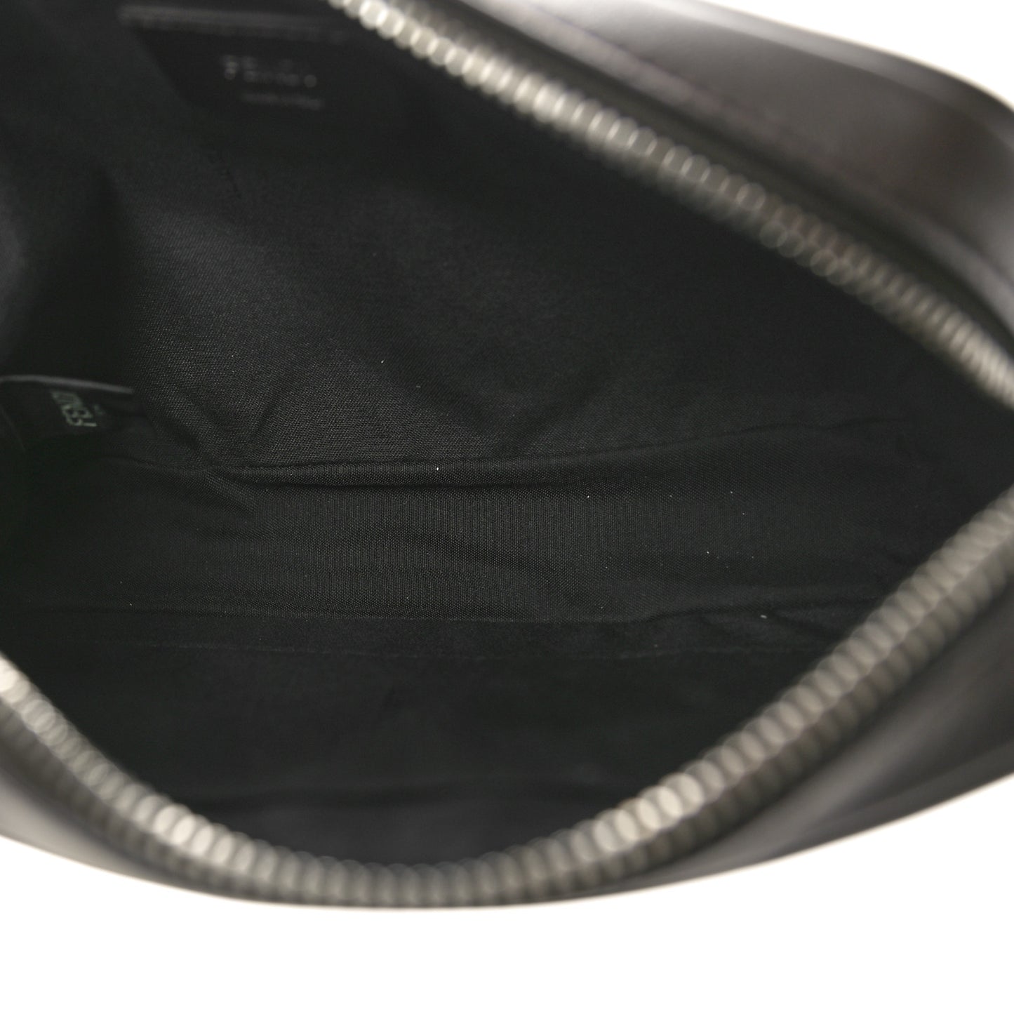 Shiny Glazed Fabric Vitello Cover FF 1974 Logo Medium Camera Case Tobacco Moro Giallo Ebano