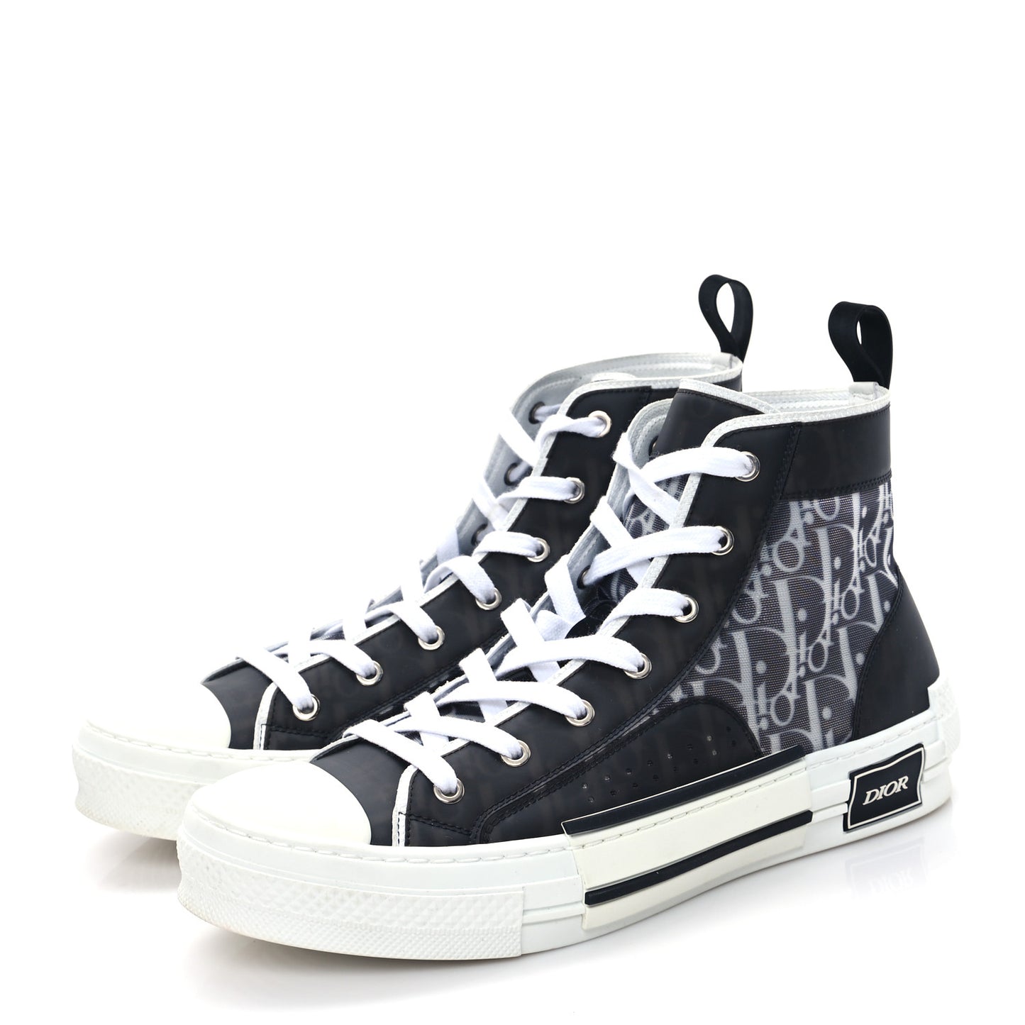 Technical Canvas Oblique Mens B23 High Top 42 Black