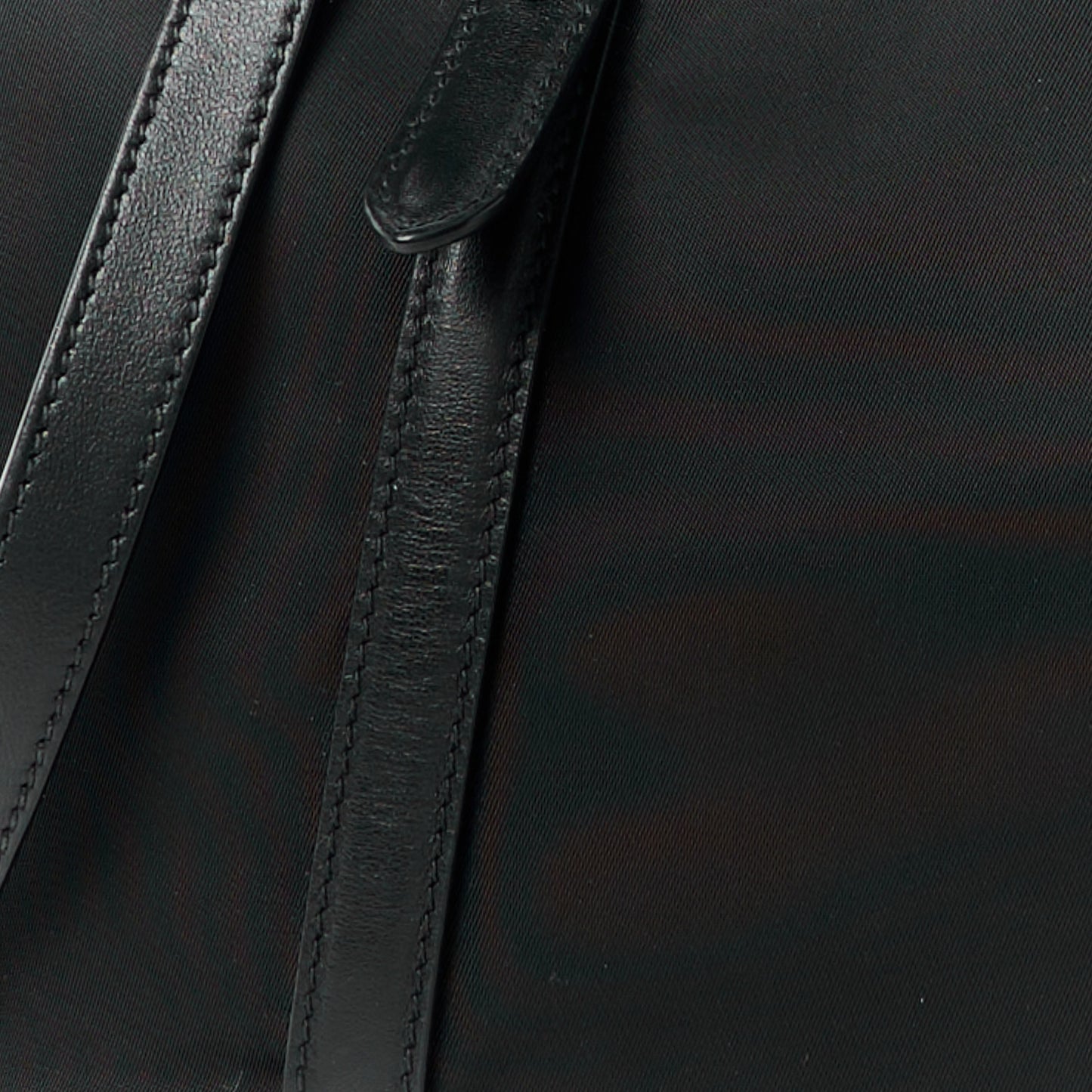 Tessuto Nylon Soft Calf Tote Black