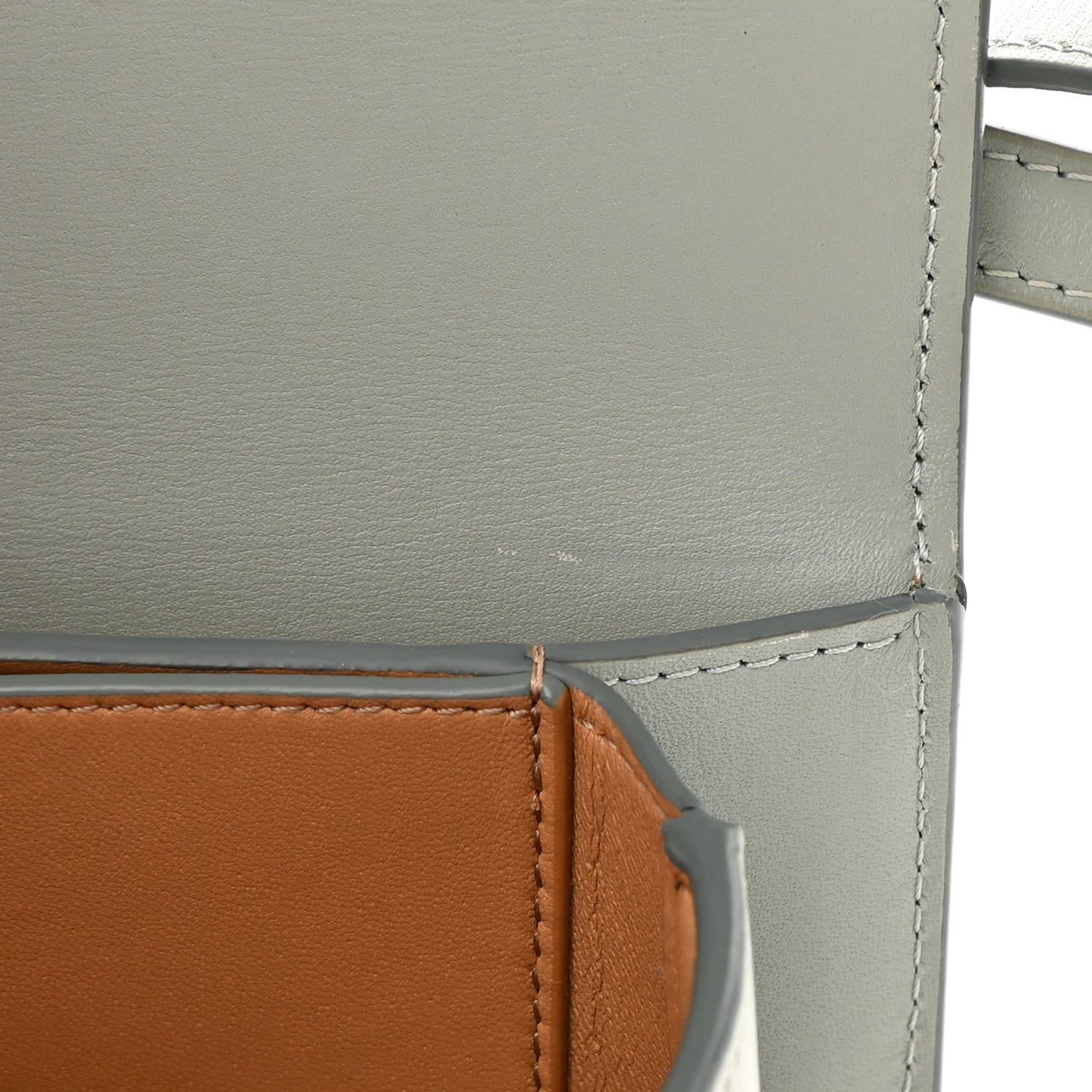 Silk Calfskin Small Goya Bag Gray