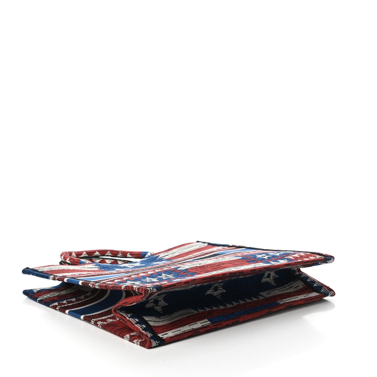 Canvas Embroidered Exclusive US Book Tote Multicolor