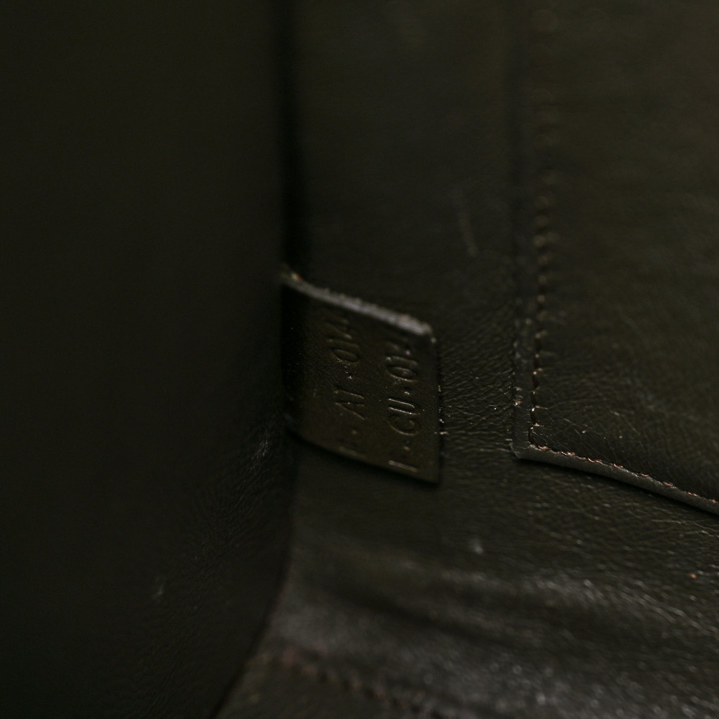 Smooth Calfskin Nano Luggage Khaki