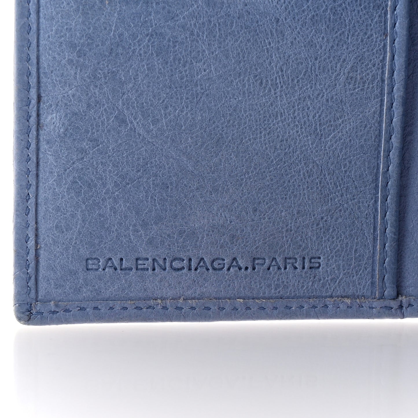 Agneau Classic Hardware Money Wallet Sky Blue