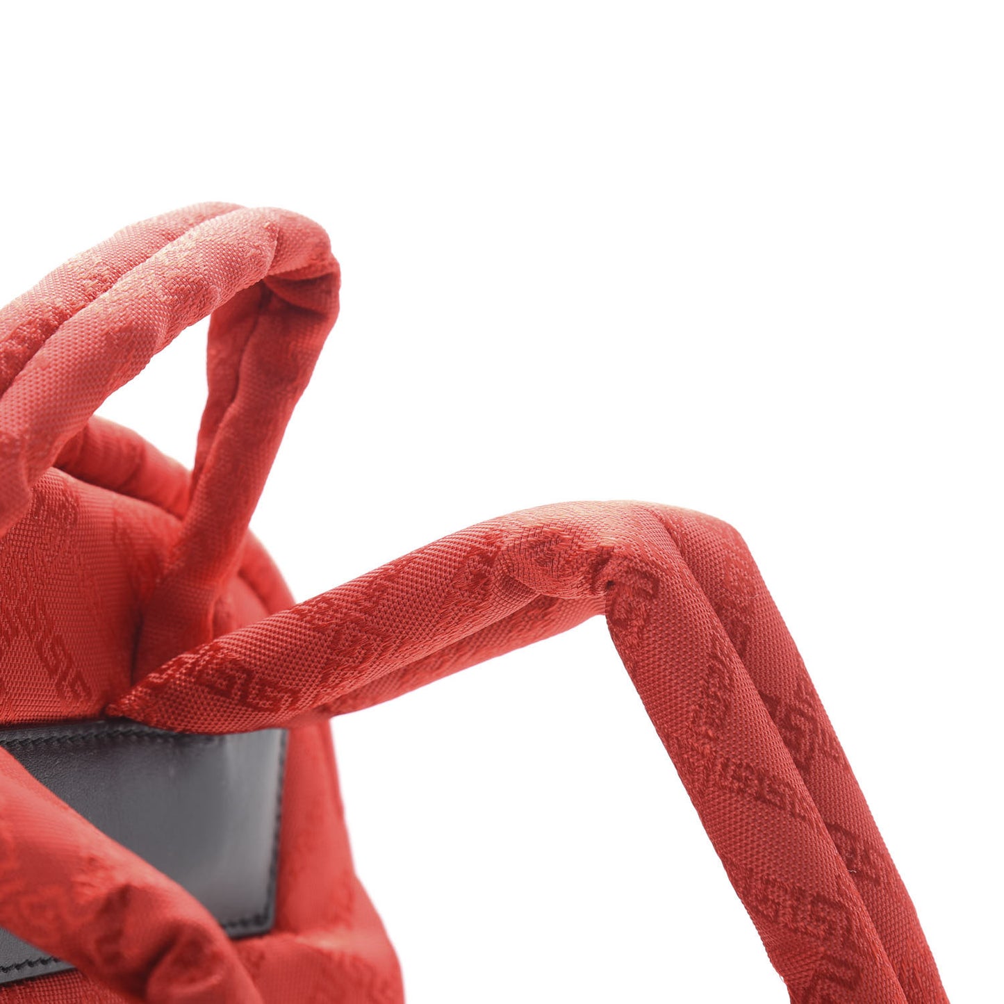 Nylon Greca Backpack Red