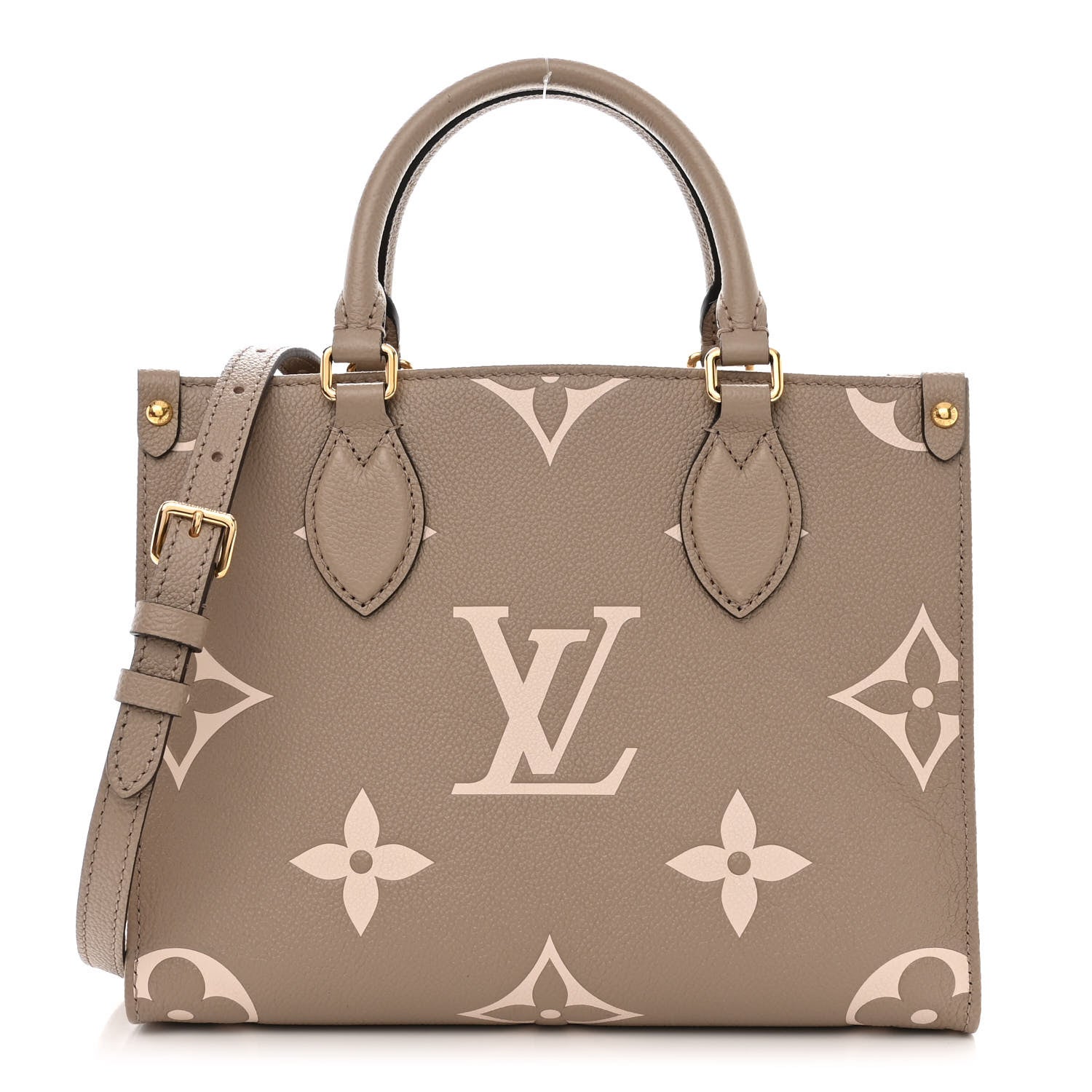 Louis Vuitton Empreinte Monogram Giant Onthego PM Tourterelle Creme 1 of 9