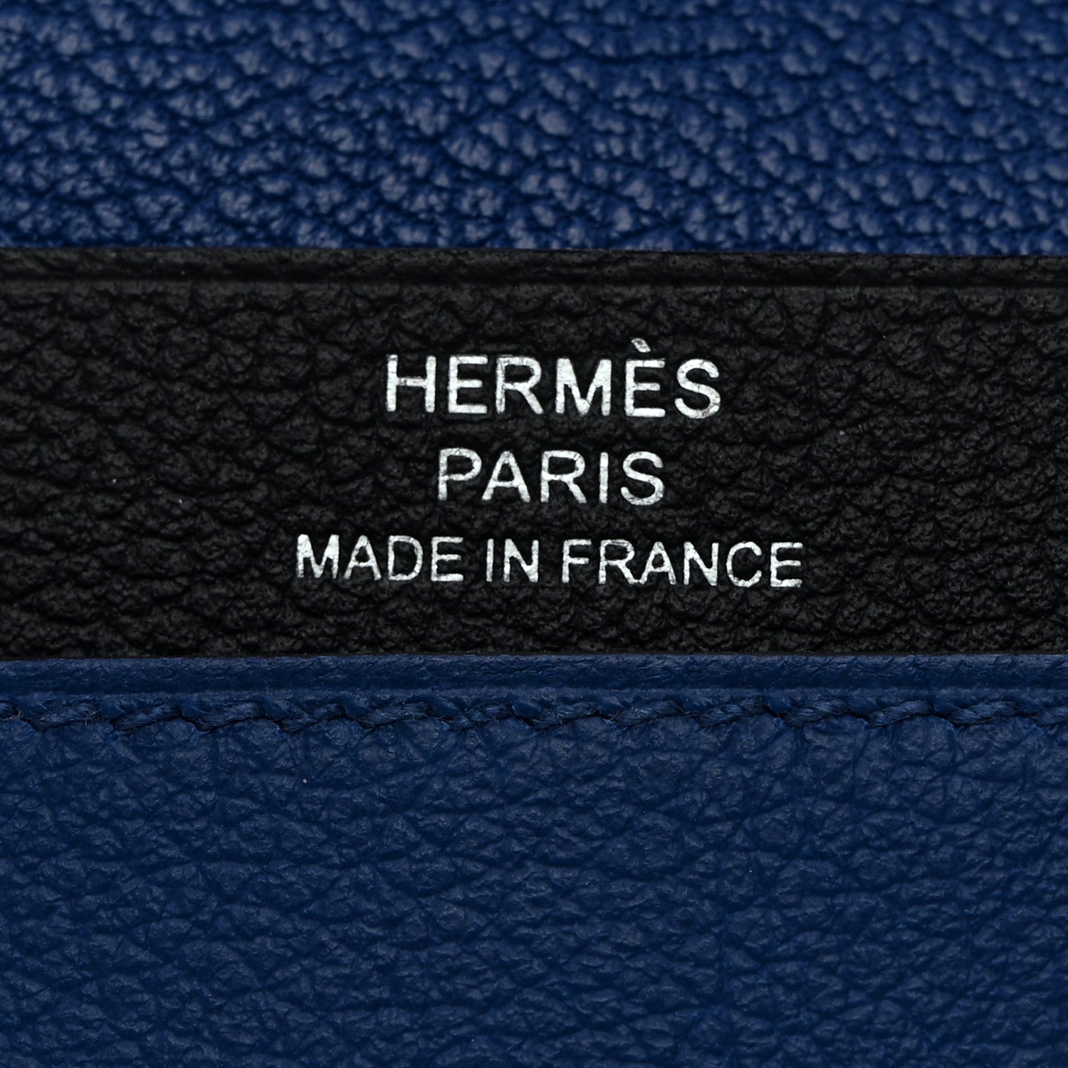 Hermes Evercolor Verso RMS Card Holder Bleu Hydra Bleu Nuit 6 of 7