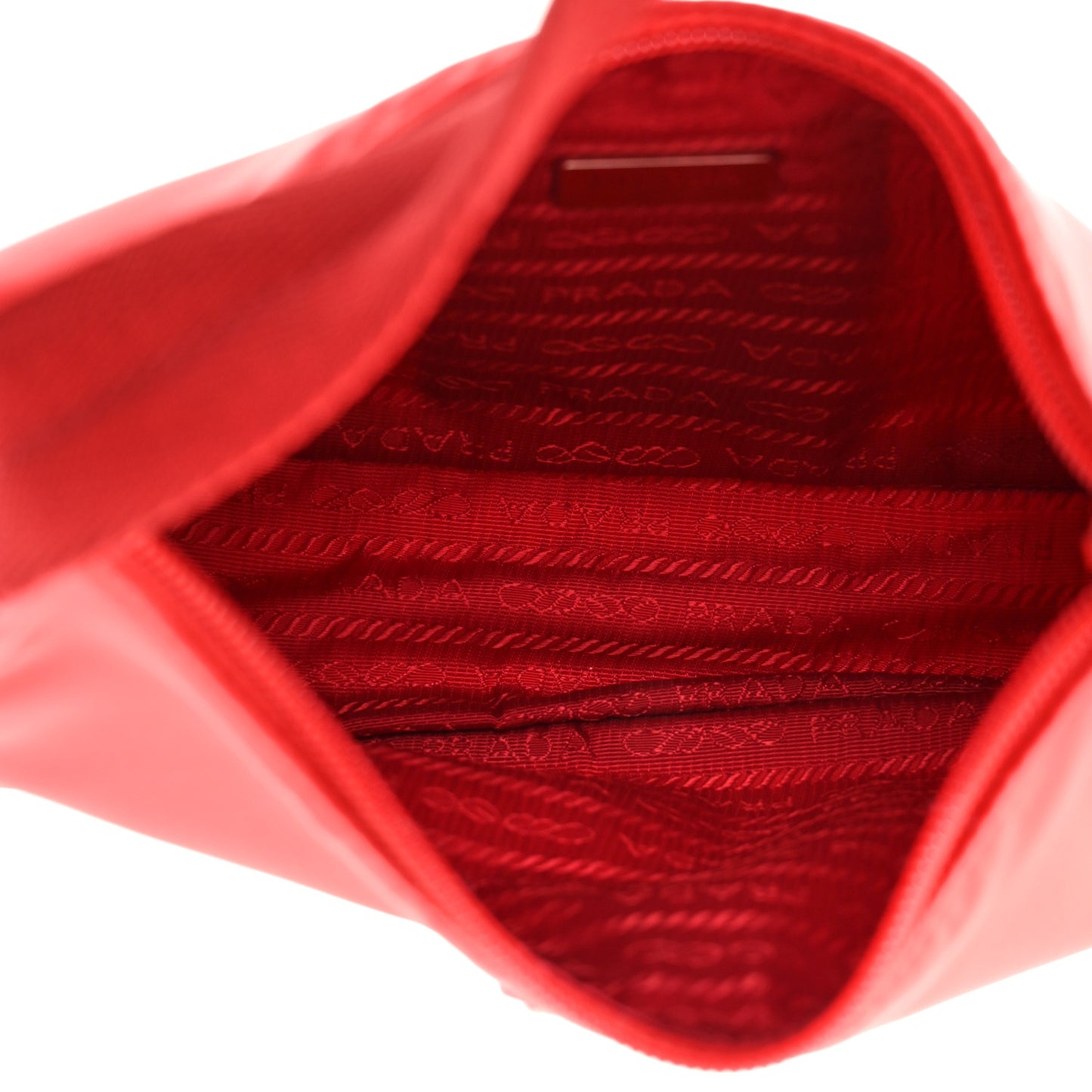 Tessuto Nylon Mini Re-Edition 2000 Bag Rosso