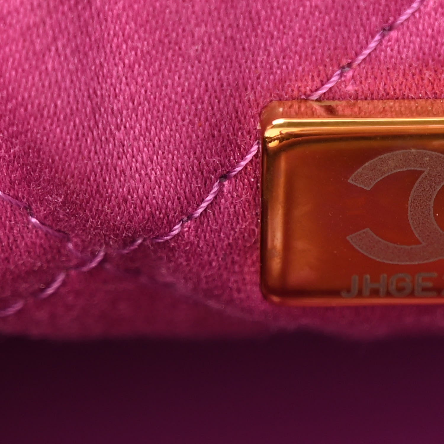 Chanel Shiny Calfskin Quilted Mini Chanel 22 Purple 7 of 10