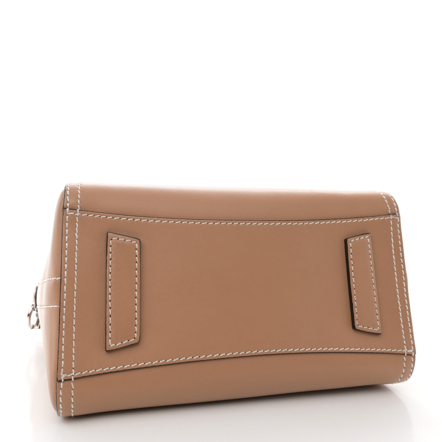 Calfskin Small Topstitch Bi-Color Antigona Beige Black