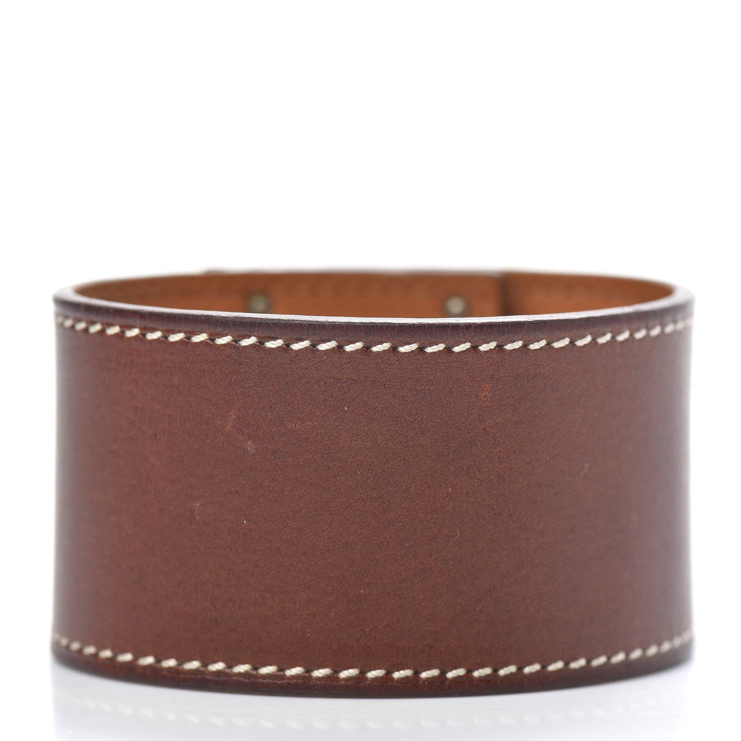 Hermes Natural Barenia Kelly Dog Cuff Fauve 3 of 6