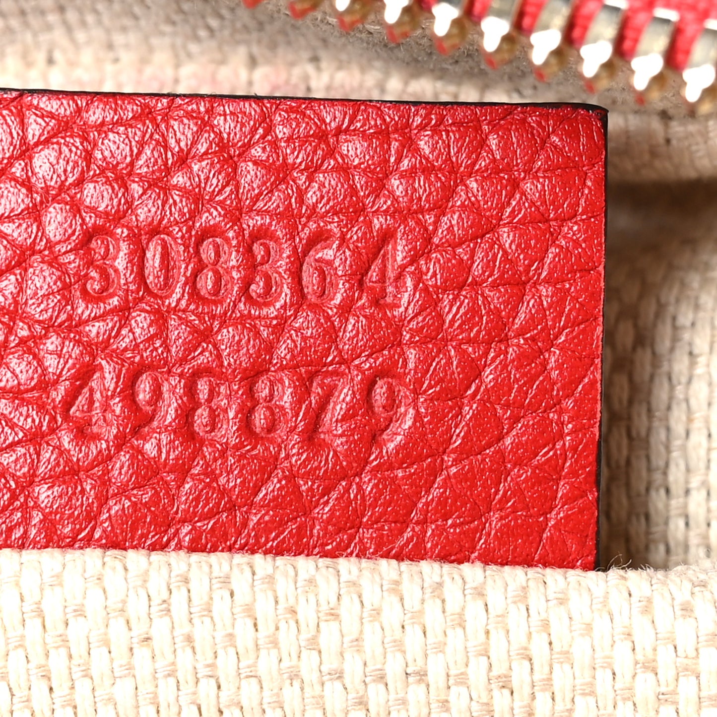 Pebbled Calfskin Small Soho Disco Bag Tabasco Red