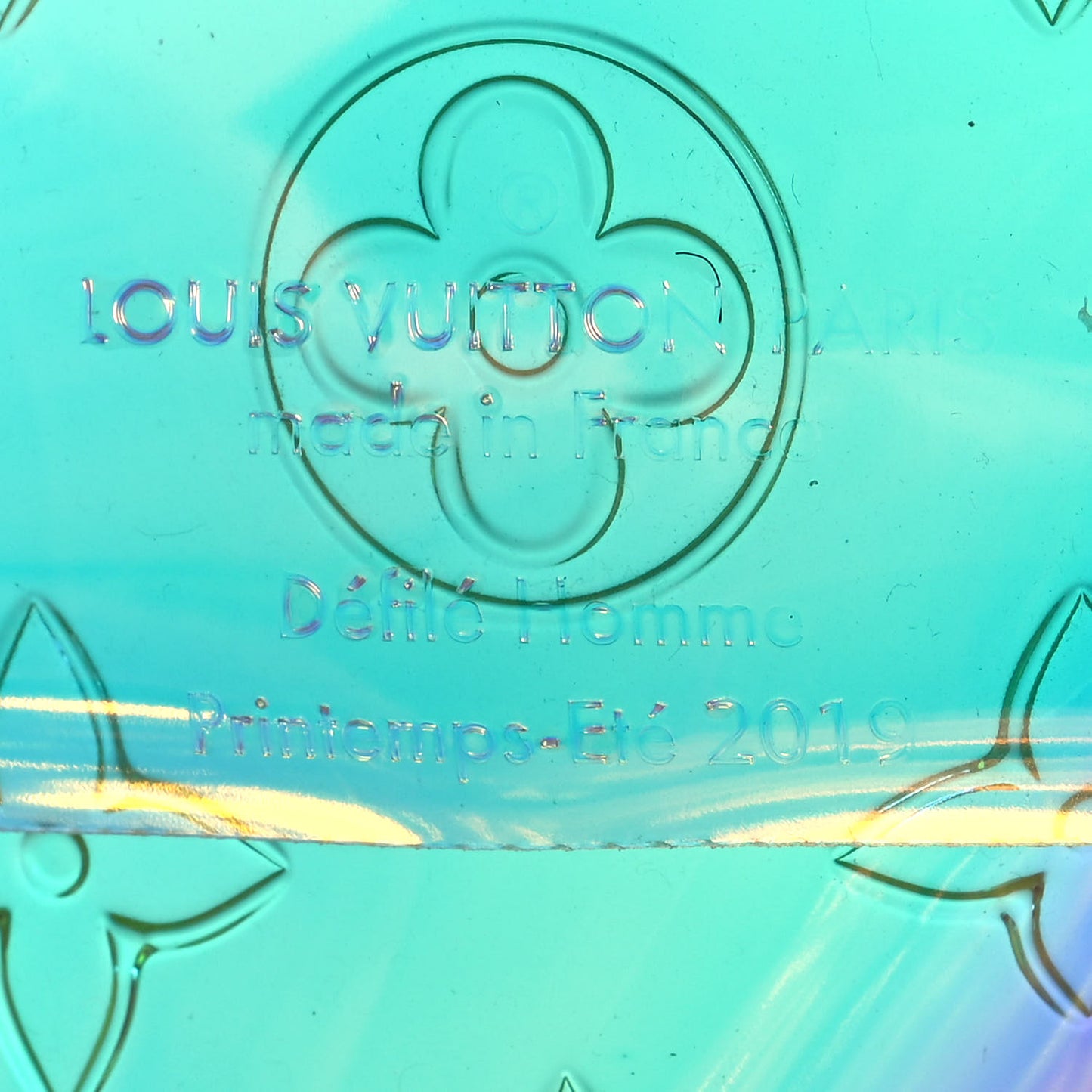 PVC Monogram Keepall Bandouliere 50 Iridescent Prism