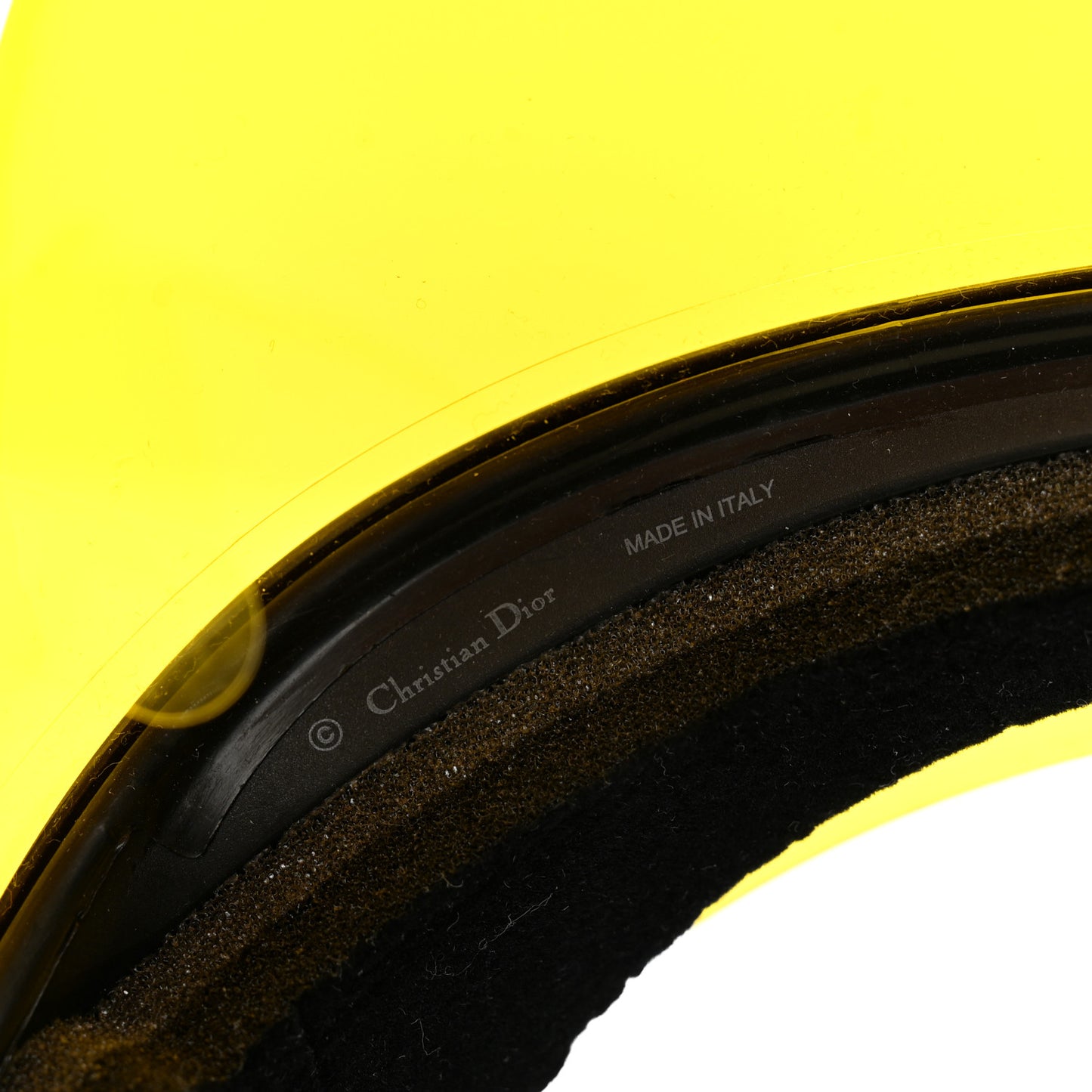 DiorClub1 Sun Visor Yellow