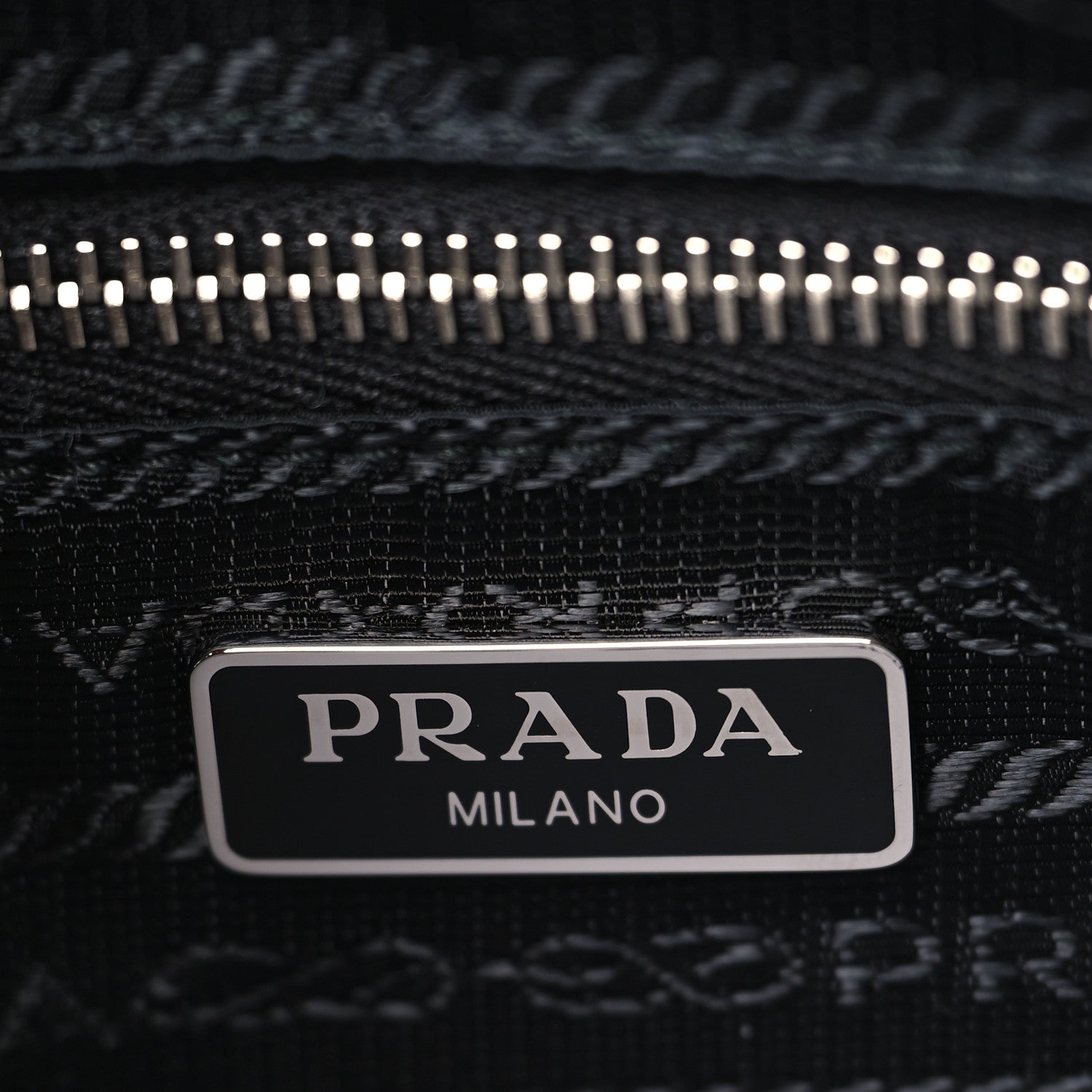 Prada Nylon Tessuto Impuntu Quilted Bandoliera Crossbody Bag Black 6 of 8