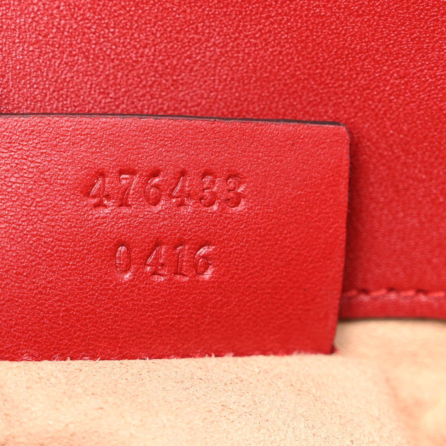 Calfskin Matelasse Super Mini GG Marmont Shoulder Bag Hibiscus Red