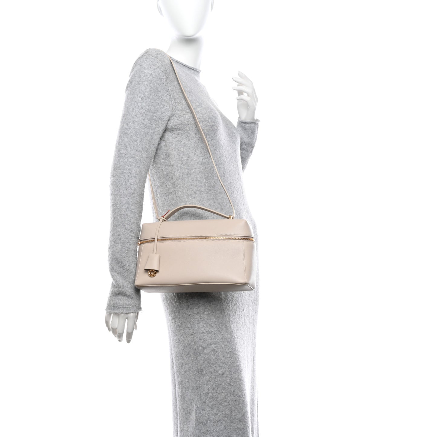 Calfskin Extra Bag L27 Light Travertine