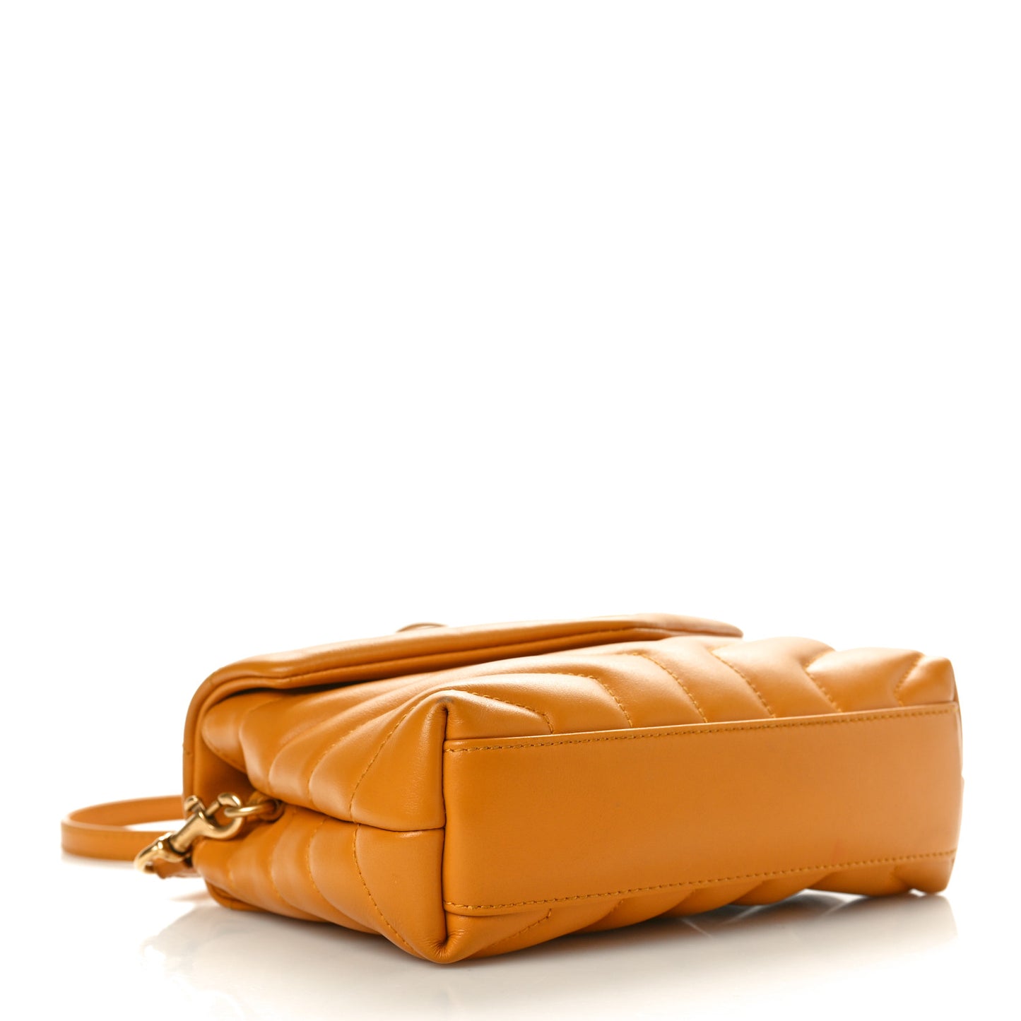 Calfskin Y Quilted Monogram Toy Loulou Crossbody Bag Cheddar