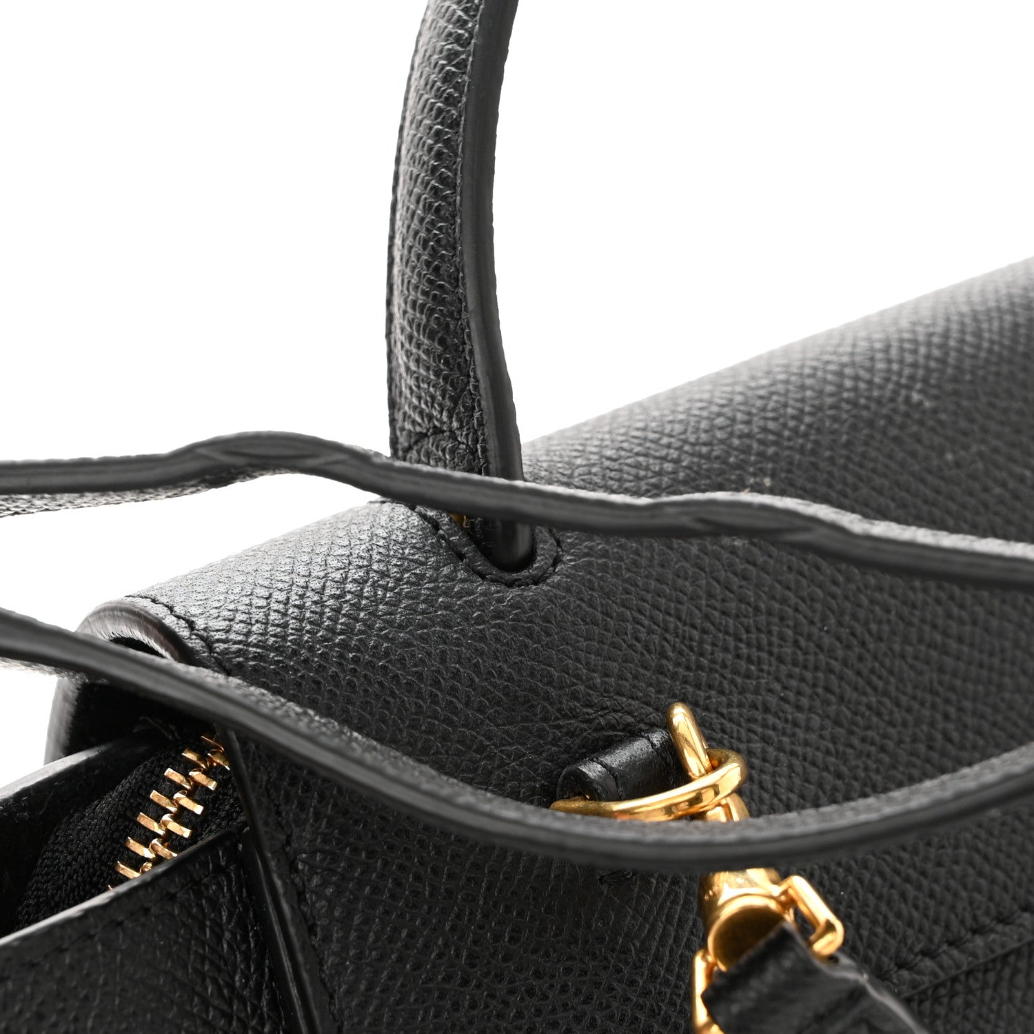 Celine Grained Calfskin Nano Belt Bag Black 13 of 14