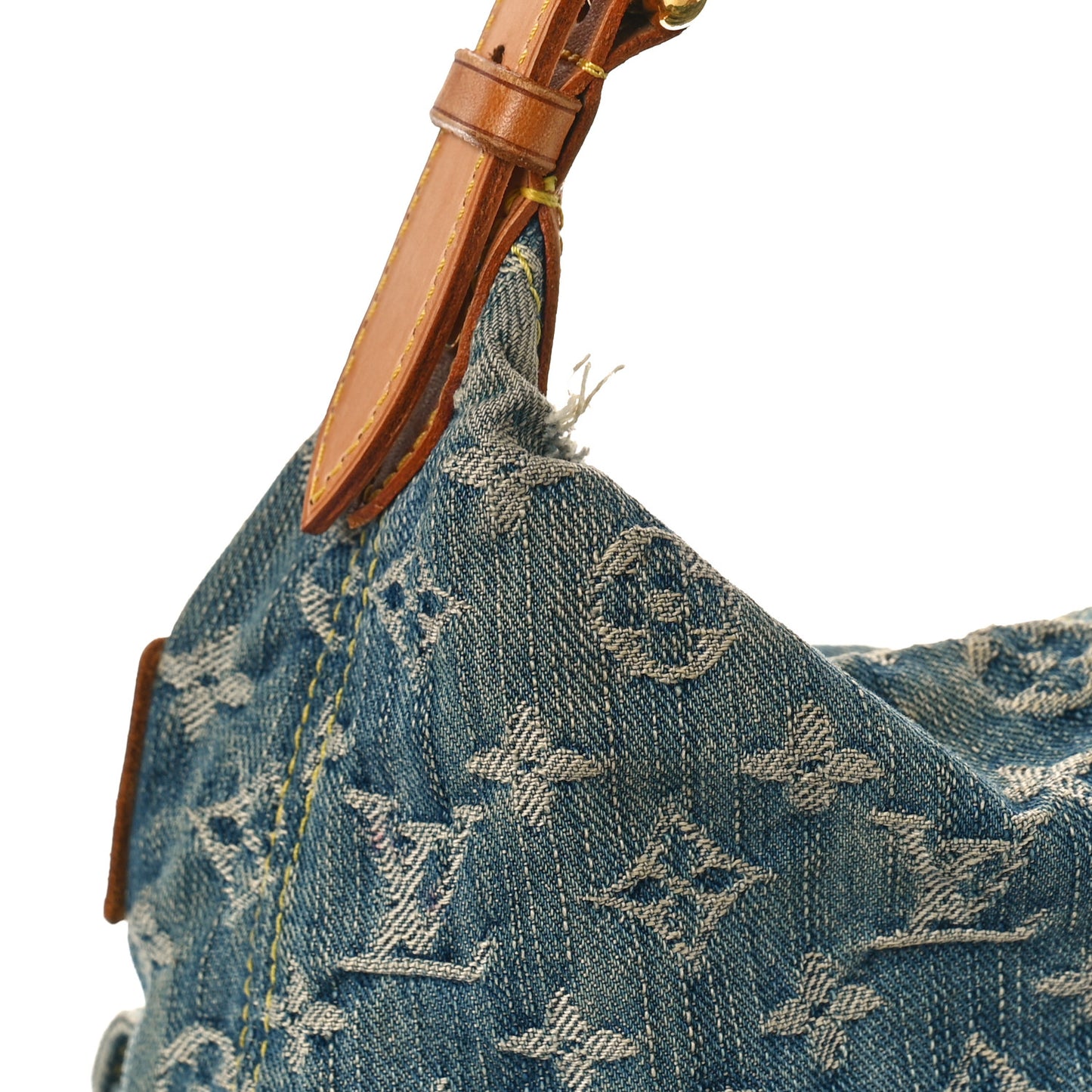 Monogram Denim Baggy PM Blue