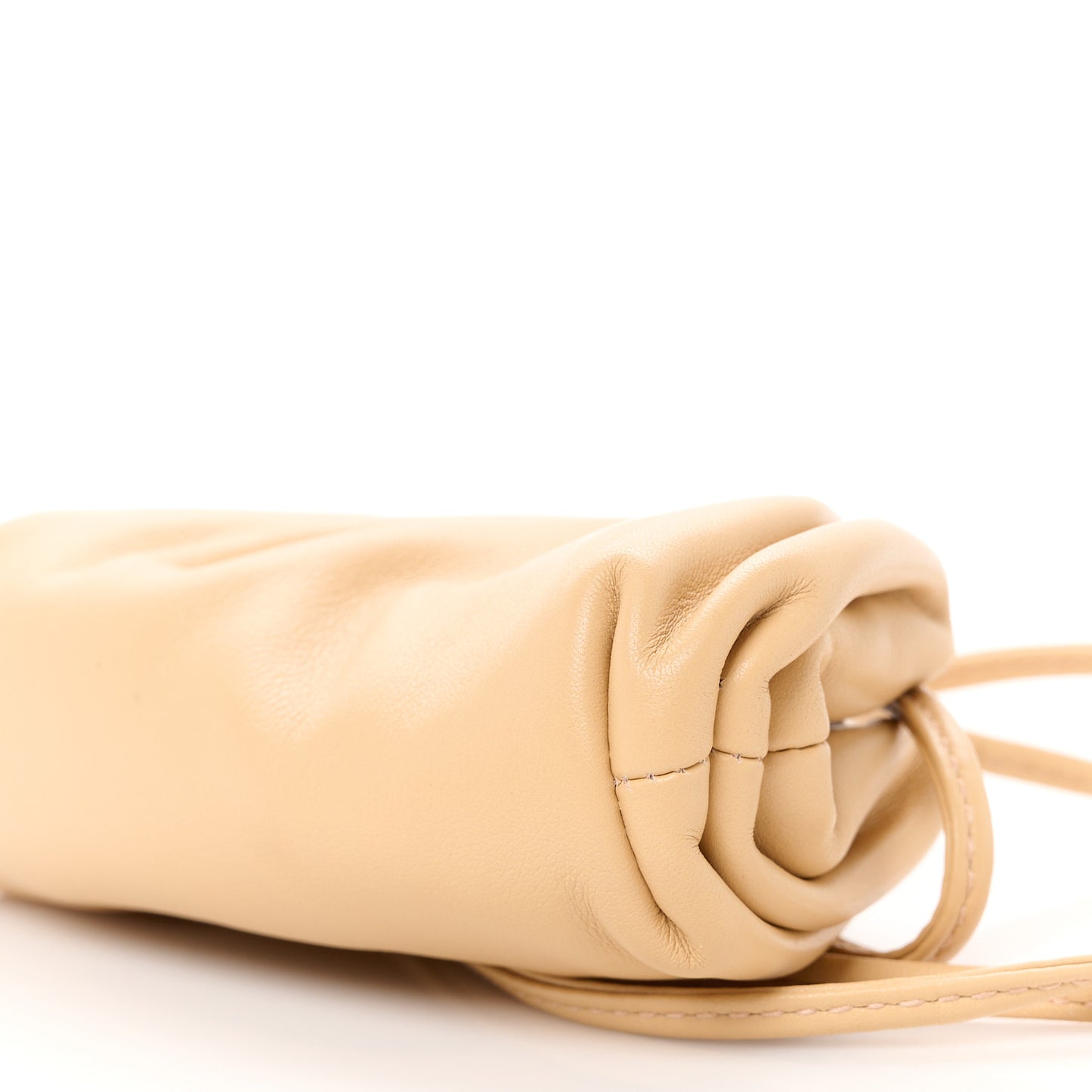 Butter Calfskin Coin Purse Almond
