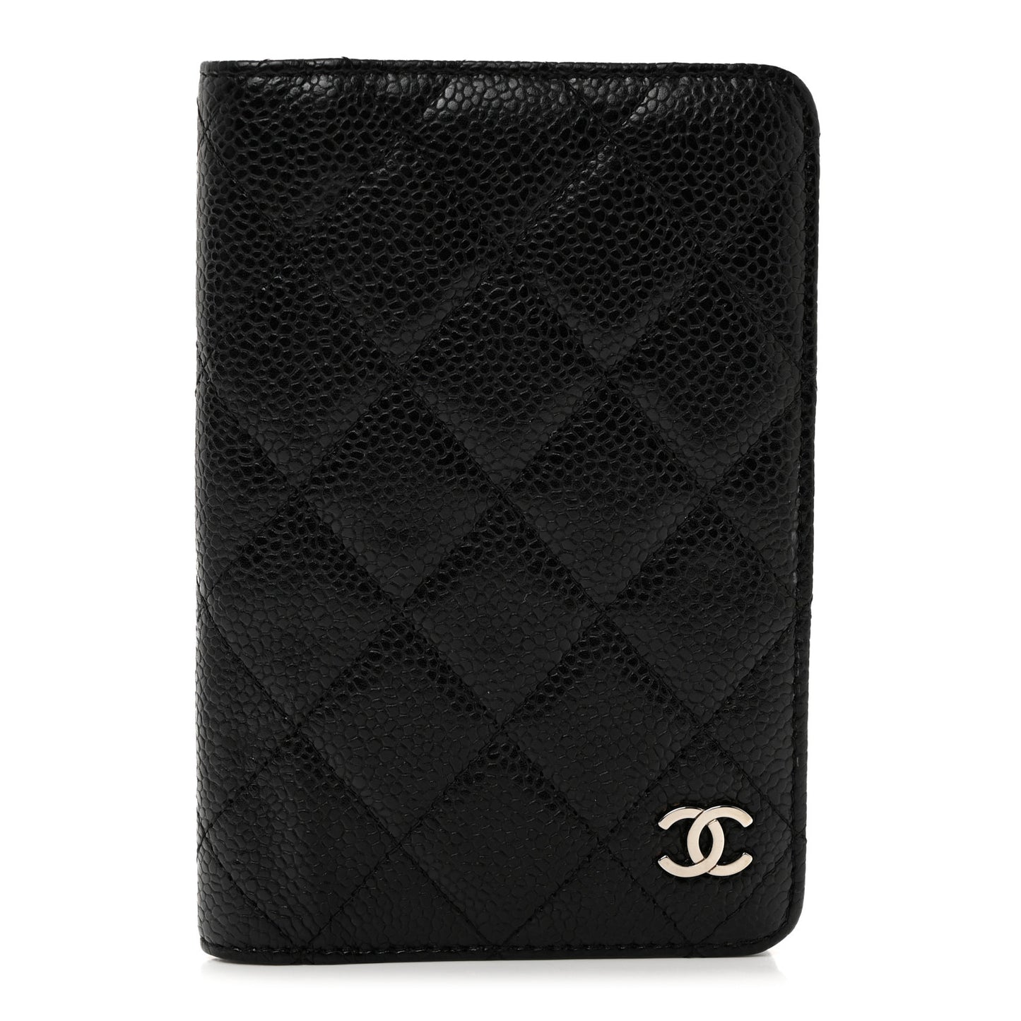 Caviar Quilted Agenda Cover Black