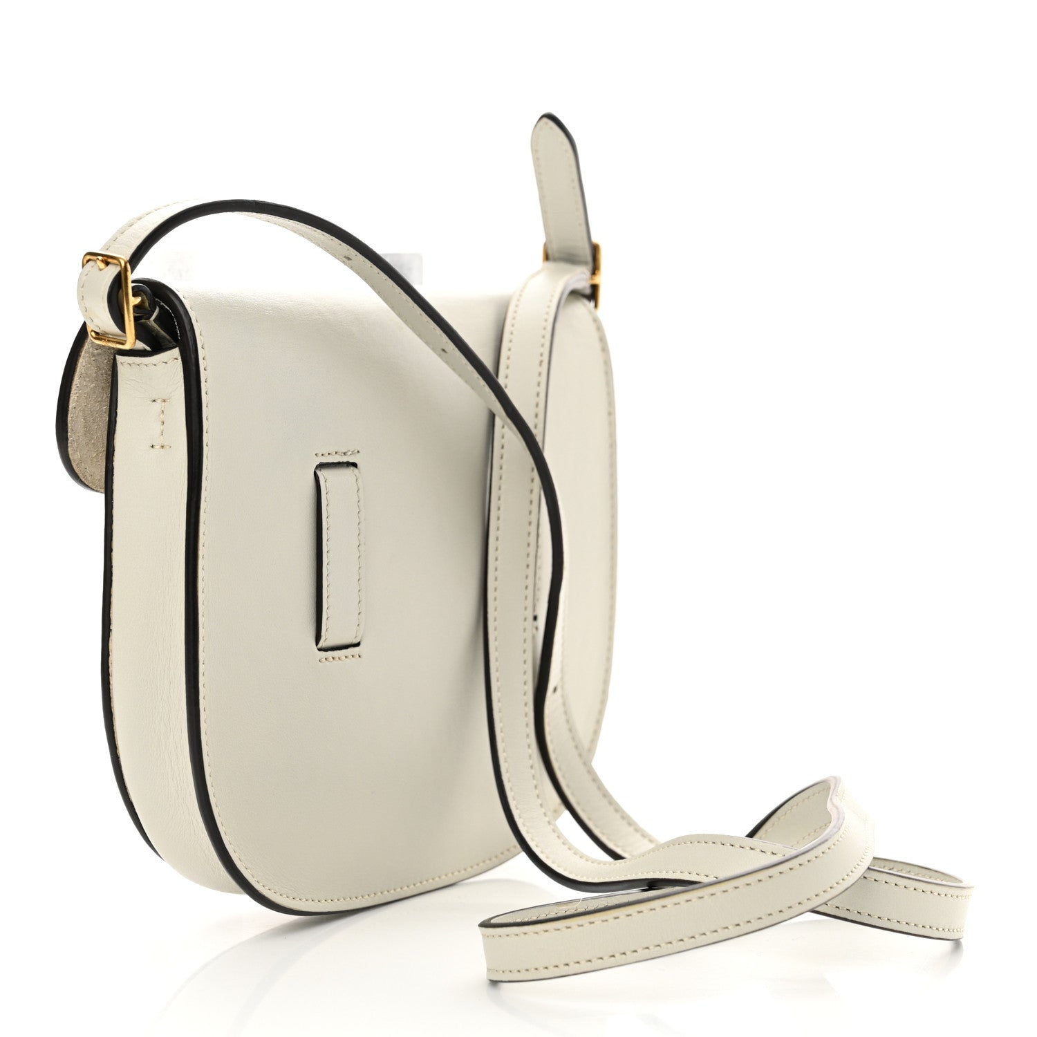 Celine Smooth Calfskin Mini Symmetrical Bag White 3 of 12