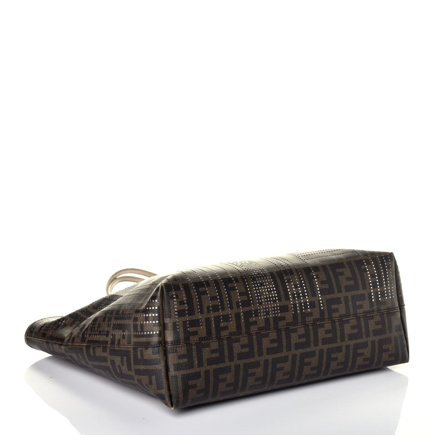 Zucca Lampo Studded Roll Tote Tobacco