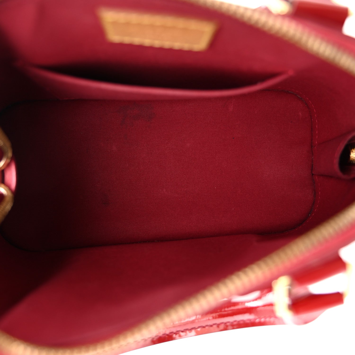 Louis Vuitton Vernis Alma BB Pomme D'Amour 5 of 9