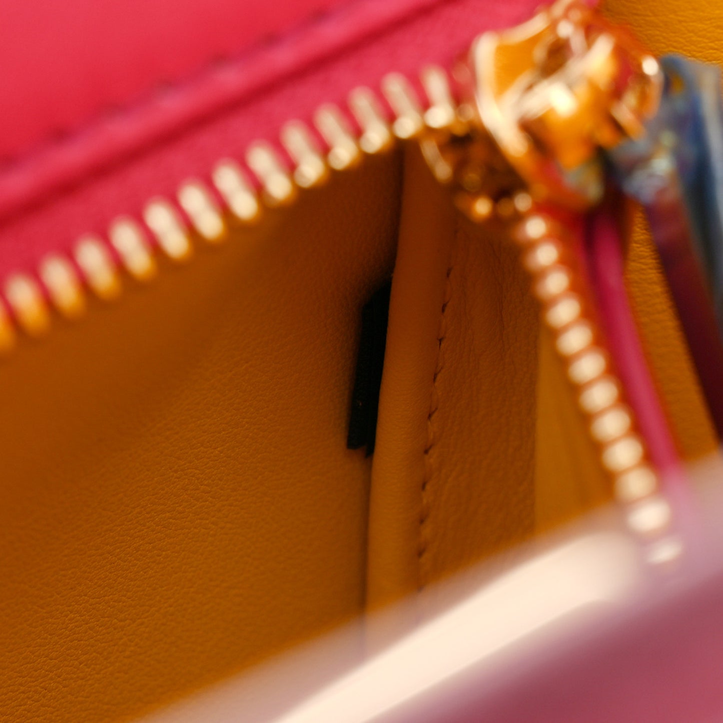 Calfskin Small Sicily 62 Soft Bag Fuchsia Yellow