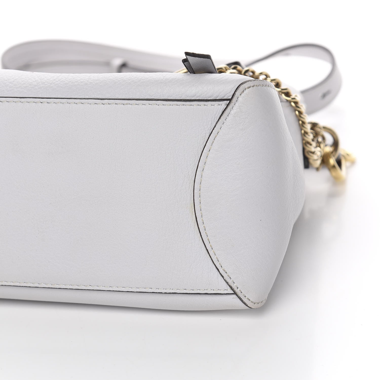 Chloe Calfskin Small Faye Day Shoulder Bag Light Cloud 10 of 10