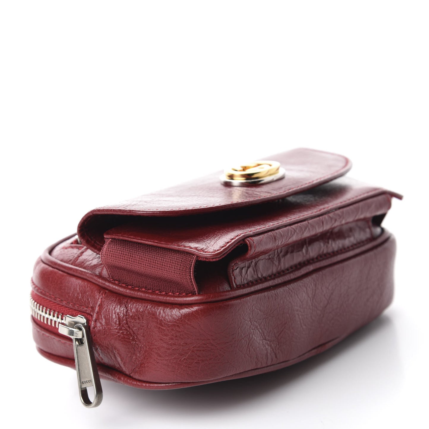 Cracked Calfskin Morpheus Belt Bag 90 36 Red